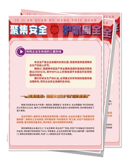 聚集安全·護航周全宣傳單